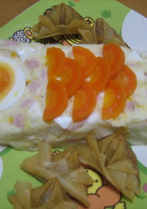 こどもの日♪こいのぼりポテトサラダ-レシピのメイン写真