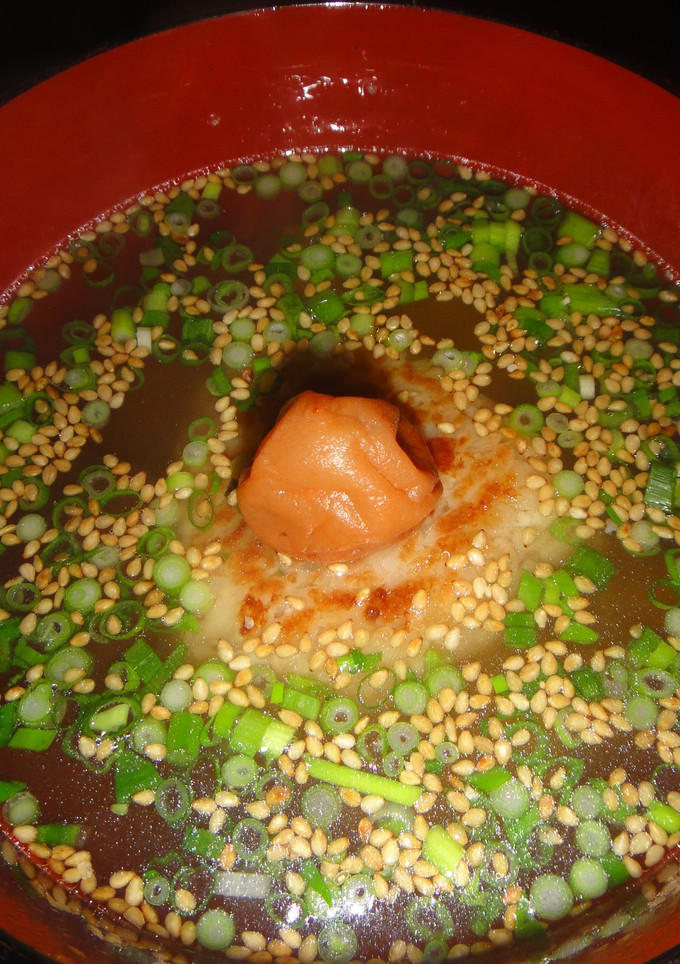 余った鯛飯で＠簡単絶品焼きおにぎり茶漬け-レシピのメイン写真