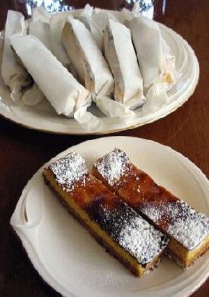 ベイクドマンゴーチーズケーキ-レシピのメイン写真