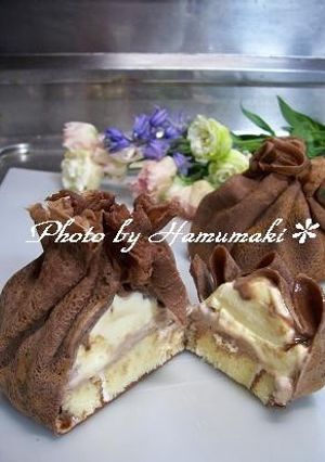 もちもちクレープ生地deチョコクレープ♪-レシピのメイン写真