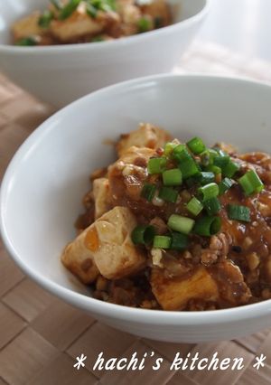新玉ねぎのまろやかマーボー豆腐-レシピのメイン写真