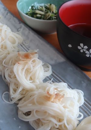 海老香る『素麺』-レシピのメイン写真