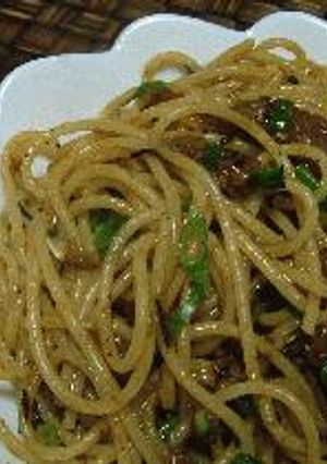 焼きカレーパスタ-レシピのメイン写真