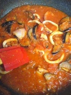 イカと茄子のトマト煮-レシピのメイン写真