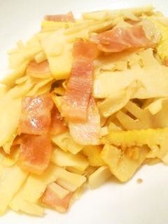 筍とベーコンのバター醤油炒め-レシピのメイン写真