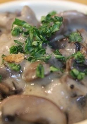 キノコクリームのココット-レシピのメイン写真