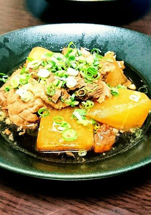 圧力鍋で汁まで飲める 牛すじ煮込み-レシピのメイン写真