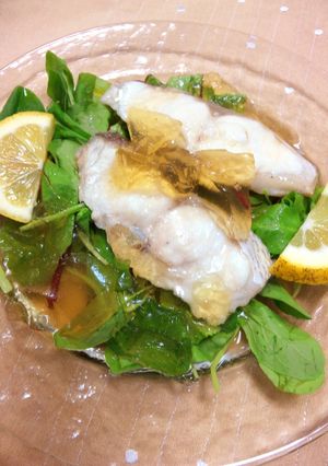 鯛のソテー★コンソメジュレ添え-レシピのメイン写真