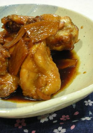 お弁当にもぴったり♪鶏手羽肉の甘辛煮-レシピのメイン写真
