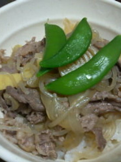 春の味!筍(竹の子)入り牛丼-レシピのメイン写真