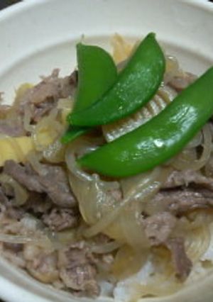 春の味!筍(竹の子)入り牛丼-レシピのメイン写真