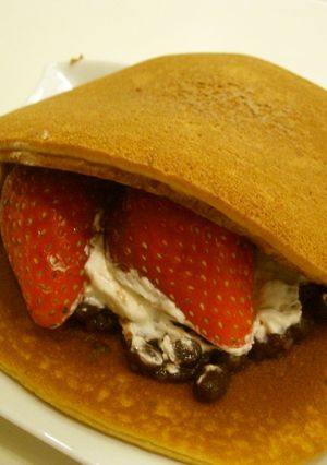 焼くまで5分!混ぜるだけ!簡単どら焼き♪-レシピのメイン写真