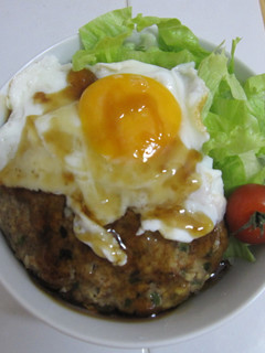 豆腐ハンバーグで和風ロコモコ☆-レシピのメイン写真