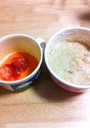 ★簡単離乳食★中期★きな粉ミルクパン粥-レシピのメイン写真