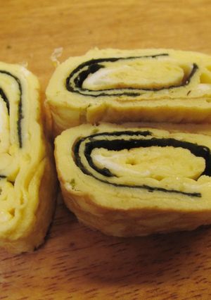 話題入りお弁当おかず☆海苔入り玉子焼き☆-レシピのメイン写真
