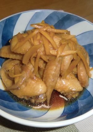 手羽先のこってり生姜煮★-レシピのメイン写真