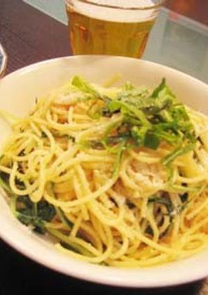 ホタテと水菜のさっぱりパスタ-レシピのメイン写真