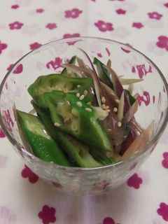 おくらの香り和え-レシピのメイン写真
