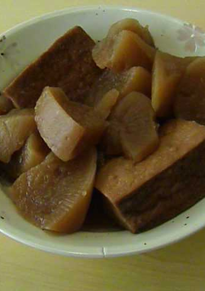 *おふくろの味・大根と厚揚げの煮物*-レシピのメイン写真