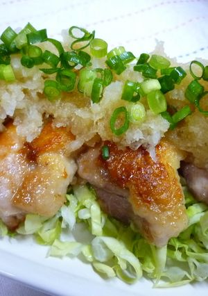ガッツリ食べよう‼もも肉の柚子ポンソテー-レシピのメイン写真