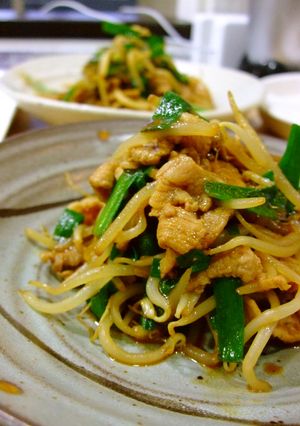 豚肉とにらともやしの甜麺醤炒め☆-レシピのメイン写真