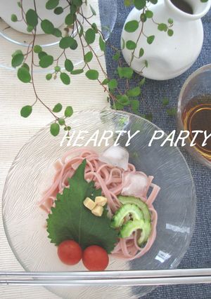 涼しげなお素麺-レシピのメイン写真