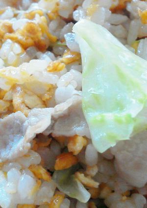 豚レタス炒飯-レシピのメイン写真