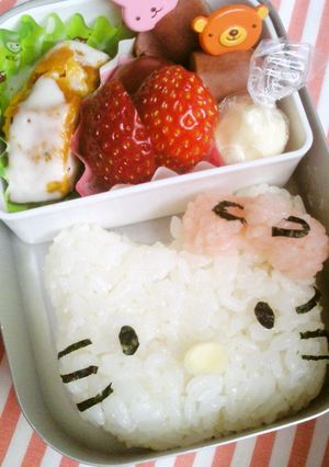 キティちゃん弁当-レシピのメイン写真