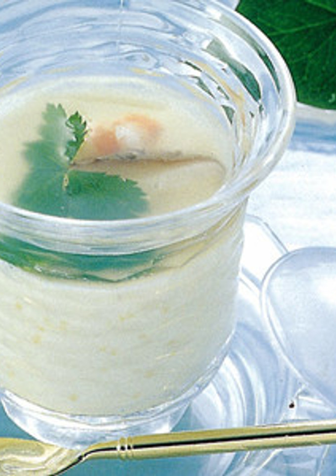 白だし▼冷やし茶碗蒸し～おもてなし料理-レシピのメイン写真