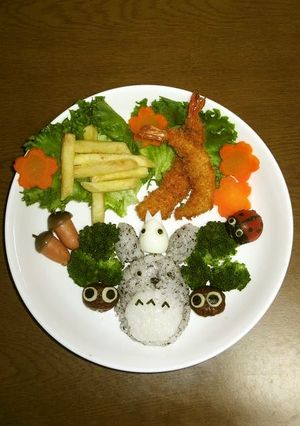 ３歳誕生日プレート☆トトロ-レシピのメイン写真