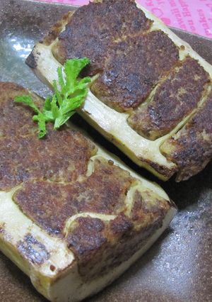 たけのこの肉詰め焼き-レシピのメイン写真