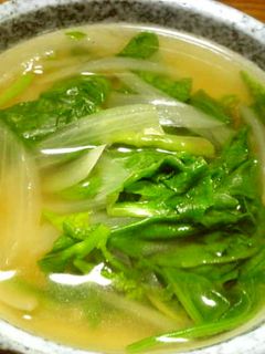 ほうれん草たっぷりスープ-レシピのメイン写真