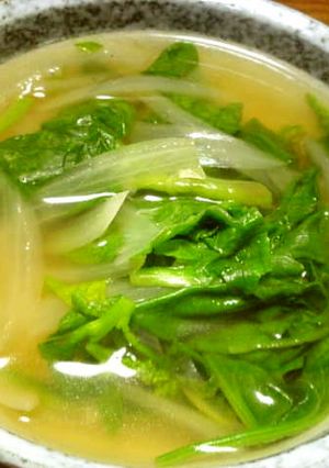 ほうれん草たっぷりスープ-レシピのメイン写真
