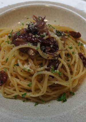ホタルイカとドライトマトのペペロンチーノ-レシピのメイン写真
