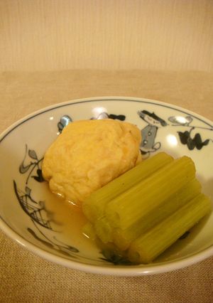 野山の幸☆ふきと飛竜頭のお煮物☆-レシピのメイン写真