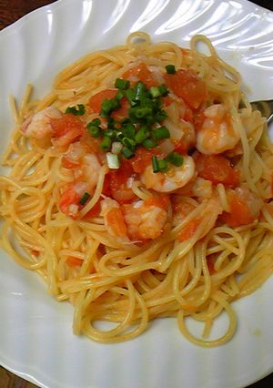 トマトとエビのパスタ-レシピのメイン写真