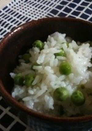 節電にも　ルクルーゼで豆ごはん-レシピのメイン写真