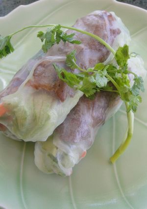 お手軽　牛肉の生春巻き-レシピのメイン写真