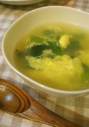 行者にんにくとふわふわ卵の中華スープ-レシピのメイン写真
