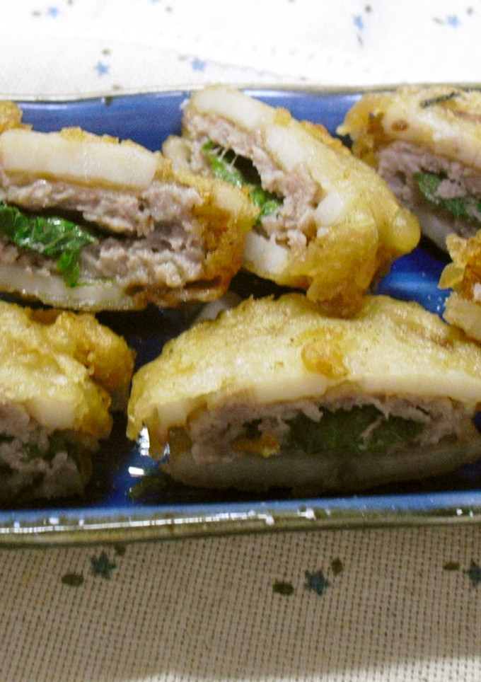 れんこんの挟み揚げ-レシピのメイン写真