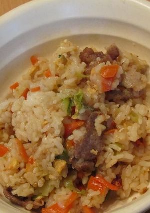 角煮の煮汁でチャーハン-レシピのメイン写真