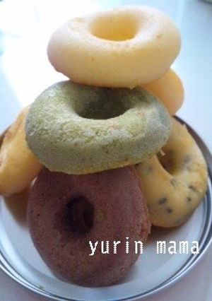 一気に４種☆ふんわり焼きドーナツ-レシピのメイン写真