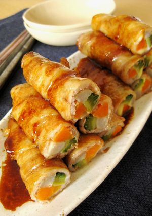ゴーヤの中華風肉巻き-レシピのメイン写真