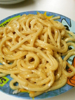 チリ味噌マヨ☆ピリコクまろ~☆うどん-レシピのメイン写真