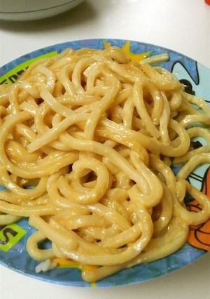 チリ味噌マヨ☆ピリコクまろ～☆うどん-レシピのメイン写真