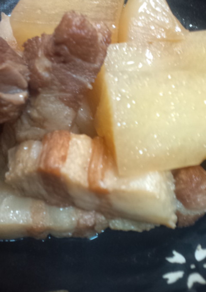 ご飯のお供に☆大根と豚肉の煮物-レシピのメイン写真