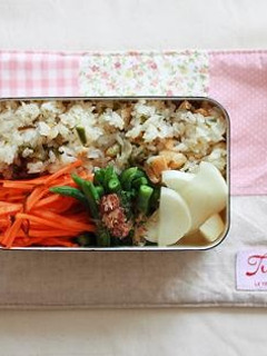 こしあぶらと油揚げの混ぜごはん。-レシピのメイン写真