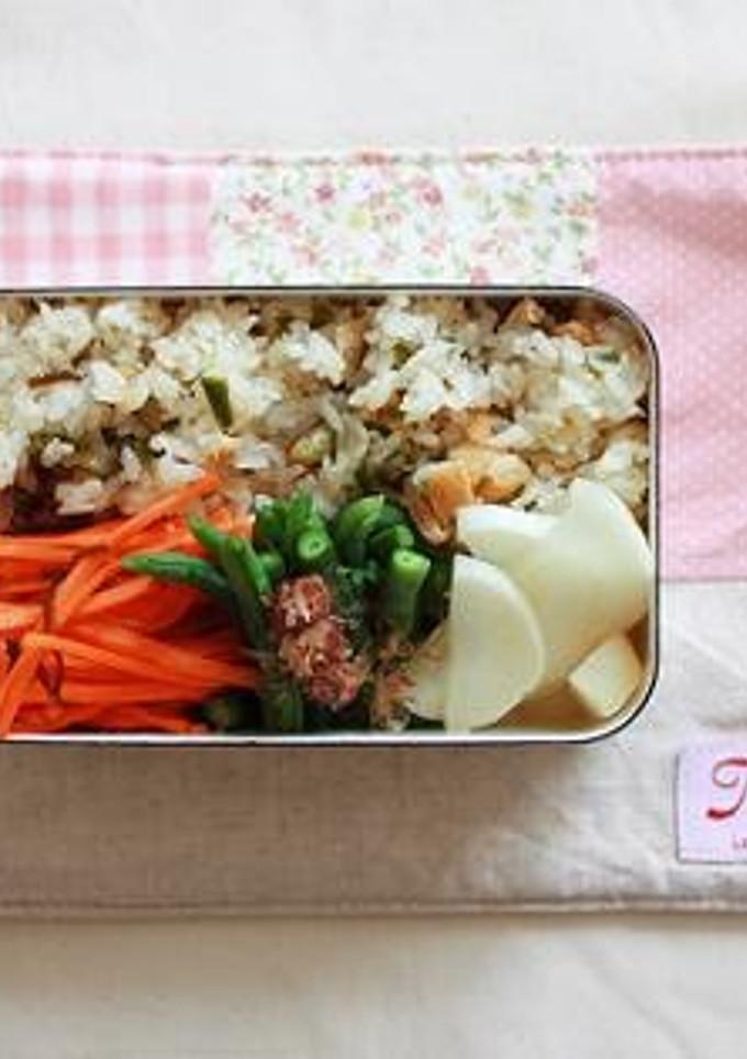 こしあぶらと油揚げの混ぜごはん。-レシピのメイン写真