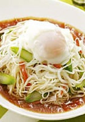 そうめんのトマトソース-レシピのメイン写真