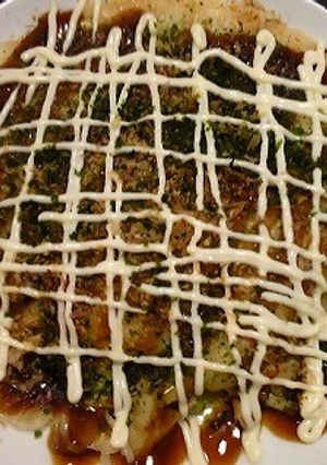 【とても簡単レシピ！洋食風お好み焼き！】-レシピのメイン写真